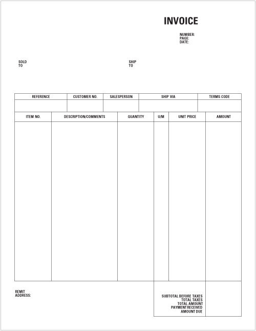 Laser A/R Invoice (LCI170) - Harland Clarke Check Printing