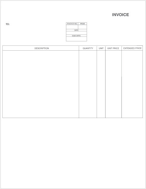 Laser General Purpose Invoice 