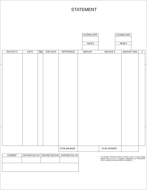 Laser Statement (lcs114) - Harland Clarke Check Printing