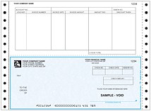 Continuous A/P Check Bottom (AP27) - Harland Clarke Check Printing