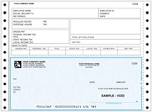 Continuous Payroll Check Bottom (CP48) - Harland Clarke Check Printing