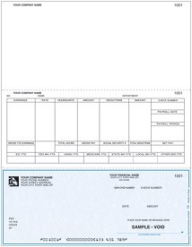 Laser Payroll Check Bottom (LCP47) - Harland Clarke Check Printing