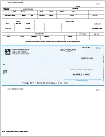 Laser Payroll Check Middle  Thumbnail