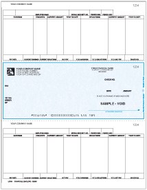 Laser Payroll Check Middle  Thumbnail