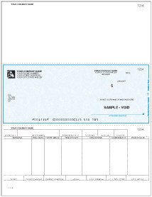 Laser Payroll Check Middle (LCP94) - Harland Clarke Check Printing